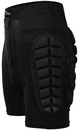 Schutzhosen Kinder Snowboard Shorts Herren Damen Protektorhose 3D Gepolstert Schutz 3D Hüftpolster Protektorenhose Gepolsterter Shorts Crash-Pad Impakthose