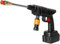 Idropulitrice Portatile, 90 Bar Idropulitrice Pulitore Portatile Senza Fili con Tubo da 5m, Regolazione Intelligente Della Tensione, Lunga Durata, per Auto, Patii, Finestre, Prati, Animali Domestici