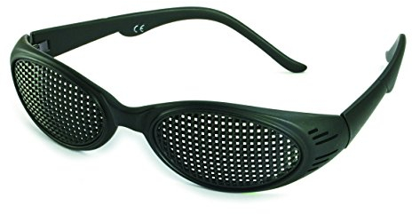 VANLO Rasterbrille 415-KSP quadratischer Raster, schwarz