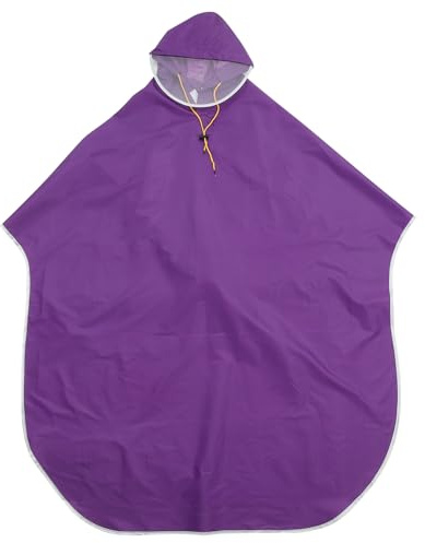 VORCOOL Waterproof Bike Raincoat for Men Women Hooded Cycling Poncho Windproof Mobility Scooter Cover Lightweight Outdoor Rain Cape with Transparent Hood for Camping and Riding