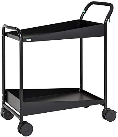 Tischwagen Design mit Softgrip - Traglast 150 kg, schwarz