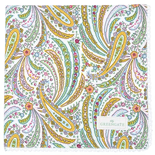 GreenGate Elva Stoffserviette mit Spitze Pale pink 40x40 cm