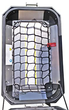 TrunkExpert filet Araignée de Moto pour Trax Adventure SW-MOTECH 37l - Sac Net de Stockage Robuste - Filet à Bagages Elastique