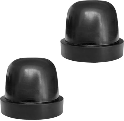 JNNJ 2 Pezzi Auto Coperture Antipolvere Gomma, Coperchio Tenuta Alloggiamento LED, Veicoli Fari Coperchio di Tenuta, Alloggiamento Tenuta Gomma Coperchio Antipolvere, per Automobile(70x50MM)