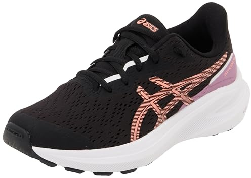 Asics 1014A343-006 GT-1000 13 GS Uomo, Black/Sun Coral EU 35.5