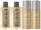 Designer Fragrances One Billion Men's Bundle - Each Package Includes 2 x 150ml Body Spray Deodorant Cans - 2 x 250ml Shower Gels - For Instant Freshness - Long Lasting Smell - Great Male Gift Sets