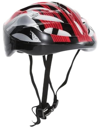 Zxpjkyu Casco da Skateboard, Casco da Pattinaggio a Rotelle, vestibilità Regolabile, Casco da Bici Traspirante per Uomo E Donna, Casco da Bicicletta per Skate, Rosso