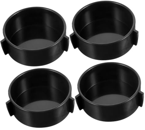 BAZEITFLOW 4 Pezzi Ciotole per Acqua e Cibo per Rettili in Ceramica da Resistenti e Anti-ribaltamento per Lucertole e Piccoli Animali Domestici