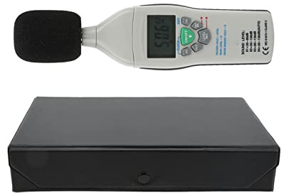 Digital ljudnivåmätare Bullertestare Decibelmätare med LCD-bakgrundsbelysning Skärm Hög känslighet 30dB 130dB Räckvidd för hemmabio Fabrik Skola Office ABS Material