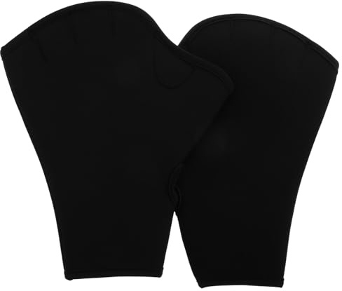 CHILDWEET Guantes de Buceo Multifuncionales Negros Talla L para Hombre, Accesorios para Natación y Snorkel, Guantes de Entrenamiento Resistentes al Agua Protección de Palma, Ideales