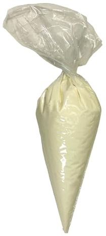 Regency Wraps Professional Chef Grade Heavy Duty Piping Bag For Filling Pastries, Cake and Cookie Decorating, Baking Essentials, Clear, 18 Roll (Pack of 100)