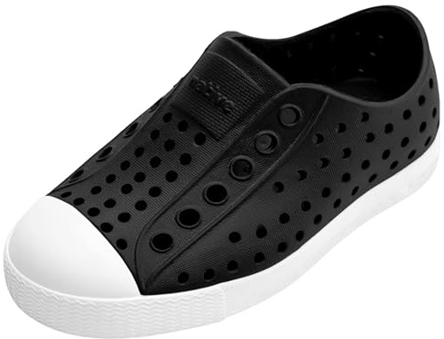 Native Unisex-Adult Jefferson Water Shoe, Jiffy Black/Shell White, 13 Mens_us