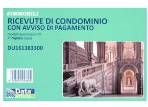 Blocco Ricevute Condominio 3 Copie Autoricalcanti 10X16,8 DU161383300 5 Pezzi