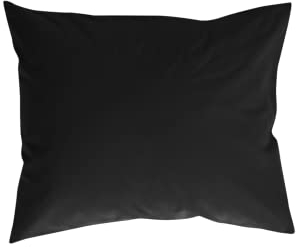Jotex Zack Kopfkissenbezug - 100% hochwertige Bio-Baumwolle GOTS-Zertifiziert Kissenbezug - Grauschwarz, 70 x 80 cm