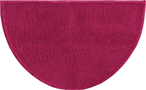 Erwin Müller Duschvorlage, Duschmatte, Duschvorleger Rhodos Uni rutschhemmend Fuchsia Größe 50x80 cm - ultraweich, extrem saugfähig, flusenarm