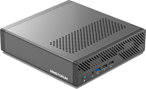 MINIS FORUM MS-01 Mini PC, Intel Core i9-13900H 14 Core/20 Thread Prozessor bis zu 5,4 GHz, 32 GB DDR5/1 TB SSD, Mini-Desktop-Computer, HDMI/2 x USB4, 10G× SFP+ Port 2,2,5G RJ45x2