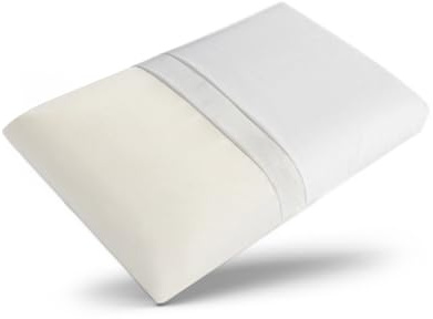 NATURECA - Cojín para cama infantil (espuma viscoelástica Oeko-Tex para niños de 3 años, ergonómico, con funda de almohada de satén de algodón, altura 7 cm, memoria de forma)