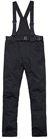 Salopette da neve da uomo - Pantaloni da sci da uomo impermeabili Salopette da sci invernali calde foderati Pantaloni da snowboard tuta con bretelle regolabili traspiranti foderati Pantaloni da sci