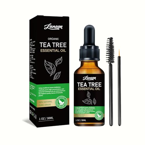 Teebaumöl Bio Rein & Organisch - Natürliches Tea Tree Oil für Hautpflege & Haarpflege | Ätherisches Öl für Aromatherapie & Wellness, 30ml