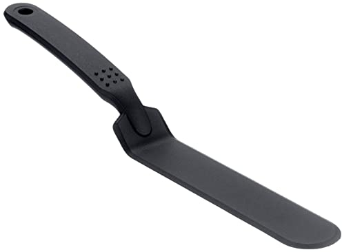 LACOR, 98913, Espátula larga de nylon, Negro, 31,5 cm