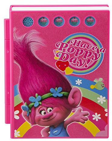 Trolls TR-714.EE Tagebuch, rosa, blau, grün, gelb