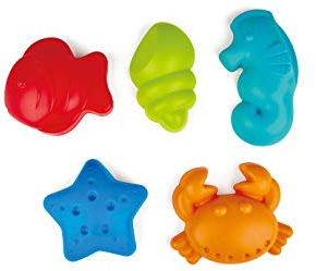 Hape E4058 Meerestiere Förmchen, Spiel