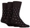 Gentle Grip Mens Striped Plain and Patterned Soft Breathable Bamboo Socks in Mulitpack of 3 Assorted Colours Sizes 6-11 Suit Mono 6-11