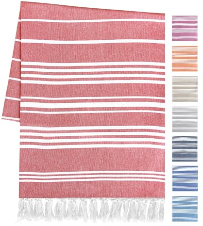 Artexia Strandhandduk Återvunnen Bomull 90x170cm Hamam Handduk Handduk Perfekt Som Hamam Bastuhandduk Och Sarong Strandhanddukar Handduk Bastuhandduk Badhandduk