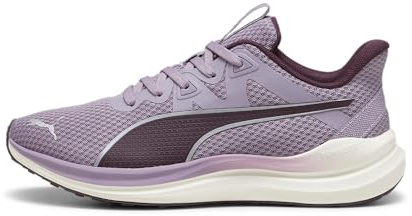 PUMA Unisex Adults Reflect LITE Road Running Shoe, Pale Plum-Midnight Plum, 11 UK