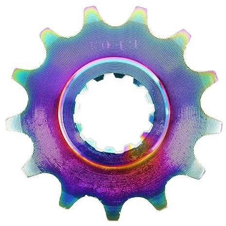 cyclingcolors pignone trasmissione catena moto ciclomotore compatibile con am6 minarelli neo chrome 420 13 denti