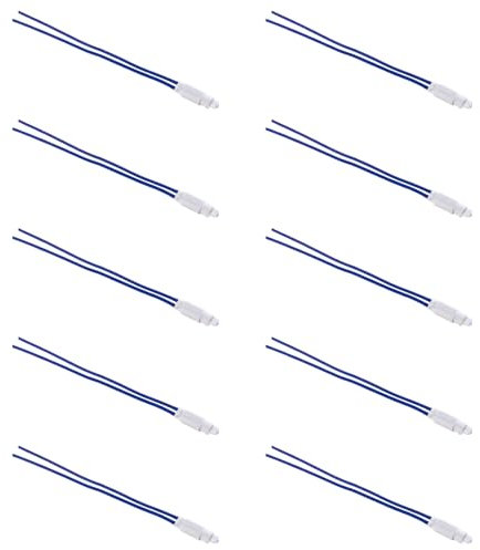10 LUCI DI CORTESIA PER MODULI BASCULANTI, BLU, COMPATIBILE CON BTICINO LIVING, SPIA LUMINOSA PER INTERRUTTORI E PULSANTI, MODULI E FRUTTI GRIGI 100% COMPATIBILI