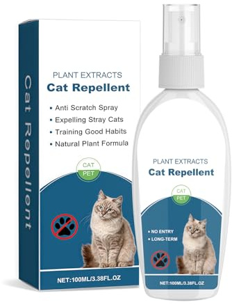 iALTERLL Cat Deterrent Spray Natural Safe Cat Repellent Indoor（White）
