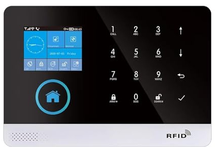 Tuya Wifi Gsm-larmsäkerhetssystem Med Detektorkompatibel Appkontroll Smart Home Burglar Kit Enkelt Att Installera(A)