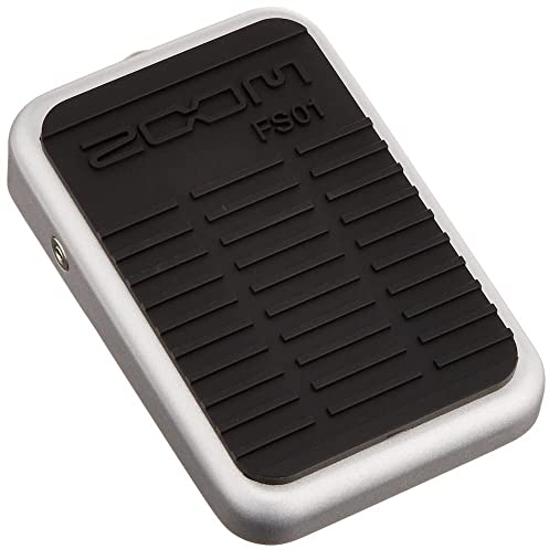 ZOOM FS01 Fußtastschalter für Gitarren- und Bass-Effektgeräte und kompatible Mischpulte/Mehrspurrecorder – schaltet Bypass, on/off, Hold, Mute, Taptempo, Looper und andere Parameter