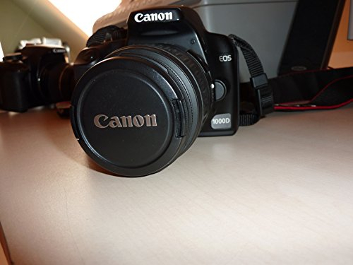 Canon EOS 1000D - Cámara de fotos réflex digital (pantalla LCD de 2,5, sensor CMOS 10 MP, cuerpo + objetivo 18-55 mm IS)