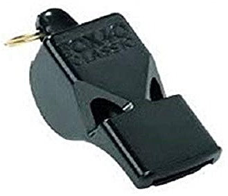 SPALDING - FOX40 CLASSIC WHISTLE - Sifflet NBA - Sans Bille - 115 Décibels - noir