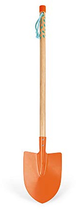 Janod - From 3 years old - Happy Garden - Large Shovel in Metal and Wood - Imitation Toy - J03192