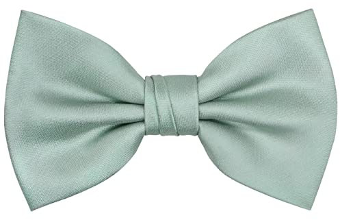 OCIA Vorgebundene Herren-Fliege, verstellbar, formell, Smoking, Fliege für Hochzeit, Party, Deep Sage, 4.72 x 2.75 / 12 cm x 7 cm