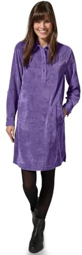 CECIL Damen B144229 Cordkleid In Unifarbe, Wild Lilac, XXL EU