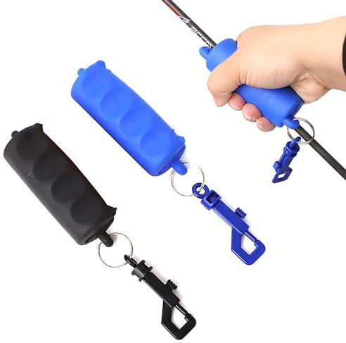 2 Stück Pfeilzieher Bogenschießen, Bogenschießen Zubehör, Bogensport Zubehör, Silikon Pfeil Puller, Pfeilzieher Silikongreife mit Gürtelclip, Sicher, rutschfest, Hände Schützen Zubehör Pfeilzieher