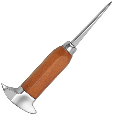 Guijinhao 1pc 6.7 inch Ice Pick Stainless Steell Ice Pick with Wooden Handle Portable Ice Hammer Japanese Style for Bars for Bars, Kitchens, Picnics, Icecream Pick Tool (C19-1)