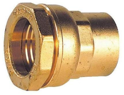 Sferaco - Raccord Femelle en Laiton - Pour Raccordement Polyéthylène - Diamètre : 32 Millimètres - Taraudage 26/34