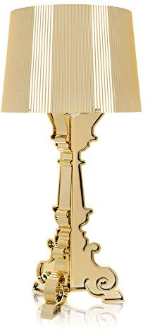 Kartell Bourgie, Lampe de Table, Or, Version Dimmable
