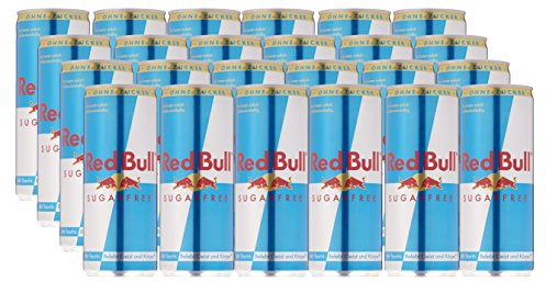 Red Bull Energy Drink Sugarfree Dose Einweg , 24 x 250 ml