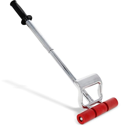 DCT Heavy-Duty Flooring Seam Press Roller, Extendable from 17in to 27in – Laminate, Vinyl, Carpet, Tile, Linoleum Floor