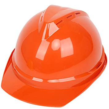 Casco di sicurezza – Casco da costruzione aggiornato con cinghia per il mento a 4 punti e fori di ventilazione, casco rigido per arrampicata e lavoro