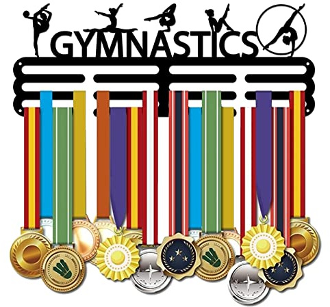 SUPERDANT Medallero Gimnasia Ritmica Gimnasia para Colgar Medallas Medallero Colgador De Medallas Gimnasia Porta Medallas Decor para Colgar Medallas de Gimnasia Femenina Medallero Personalizado