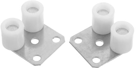 DIYEAH Sliding Barn Door Guide Wheel 2 Pcs Roller Shutter Door Guide Roller Deviation Design for Safe Operation