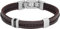 Fossil Armband Für Männer, Länge: 213mm, Breite: 10.8mm Braunes Lederarmband, JF04133040