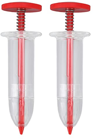 Seeds Dispenser, 2pcs Small Seeds Dispenser Mini Seedmaster Sowing Seeder Garden Planter Hand Seeder Tool for Horticultural Seeding